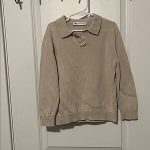 Zara Kids Beige Polo Shirt
